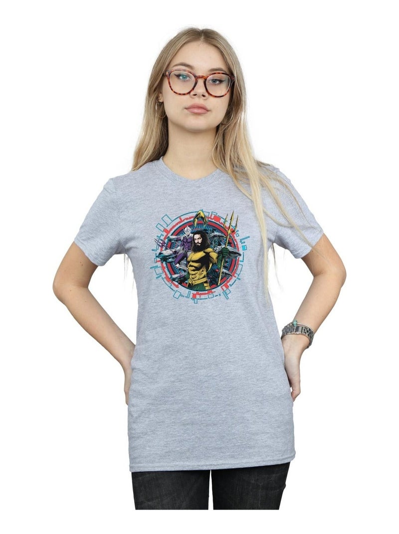 DC Comics - T-shirt Gris chiné - Kiabi