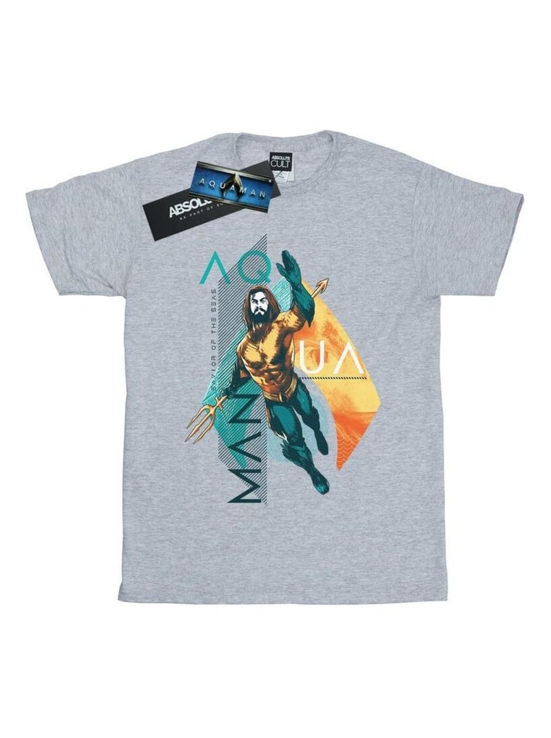 DC Comics - T-shirt Gris chiné - Kiabi