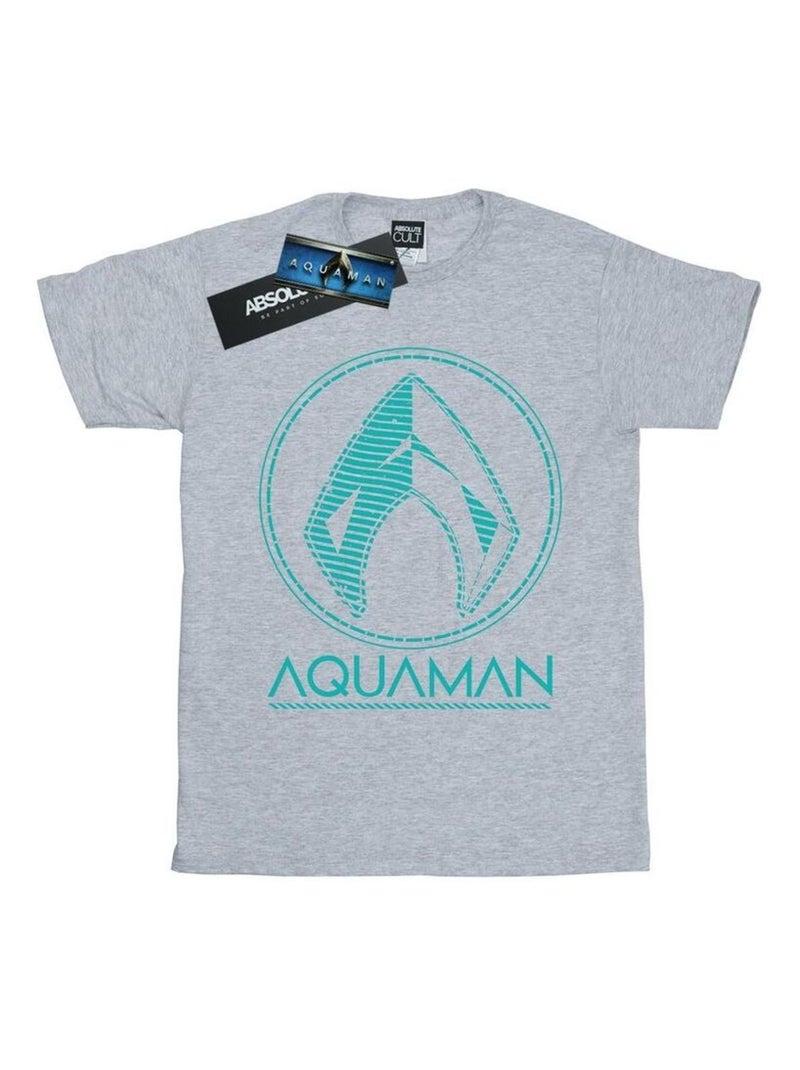 DC Comics - T-shirt Gris chiné - Kiabi