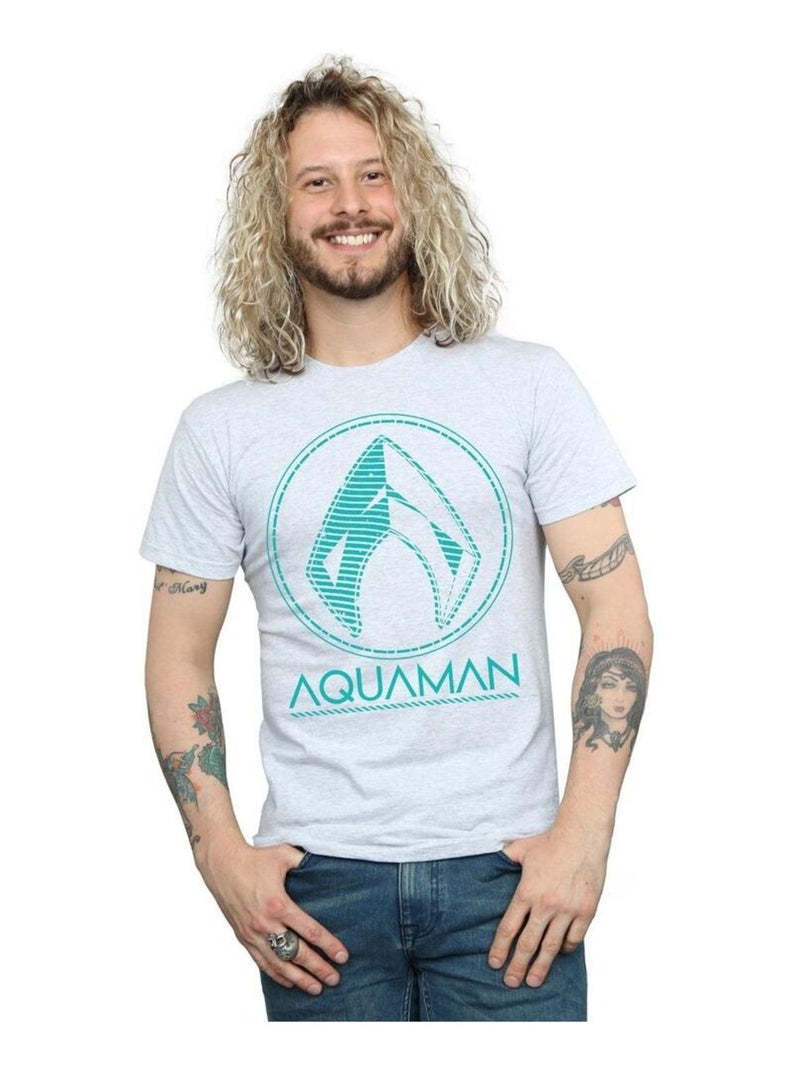 DC Comics - T-shirt Gris chiné - Kiabi