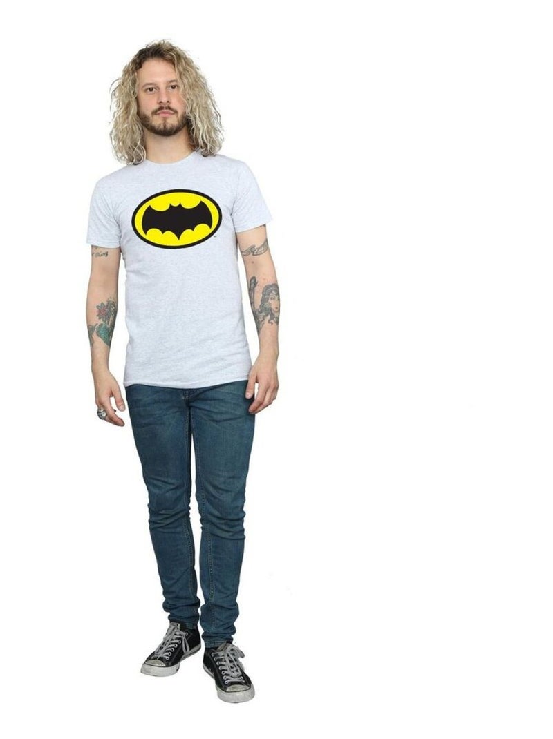 DC Comics - T-shirt Gris chiné - Kiabi