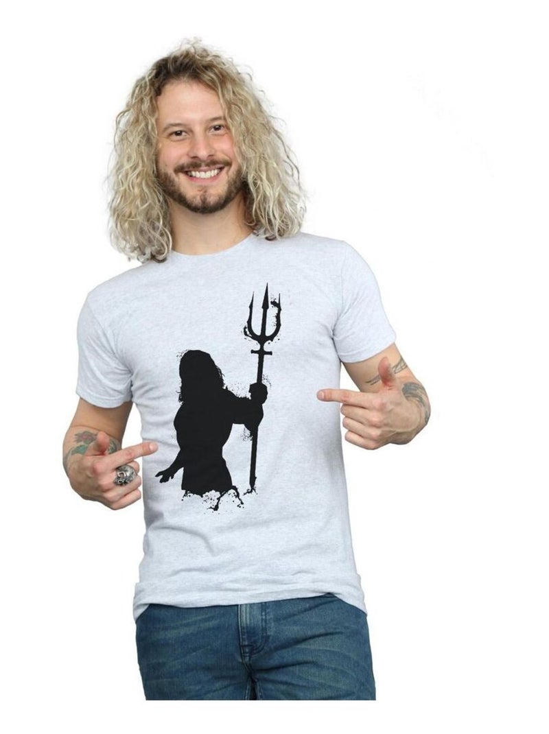 DC Comics - T-shirt Gris chiné - Kiabi