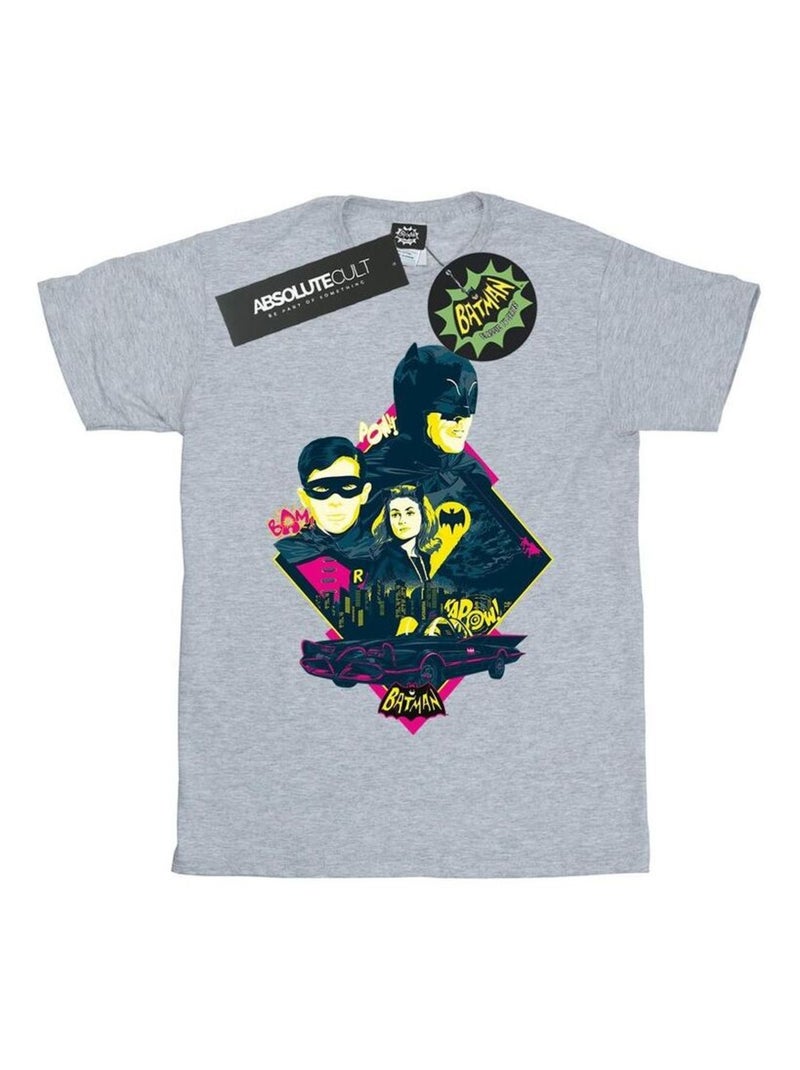 DC Comics - T-shirt Gris chiné - Kiabi