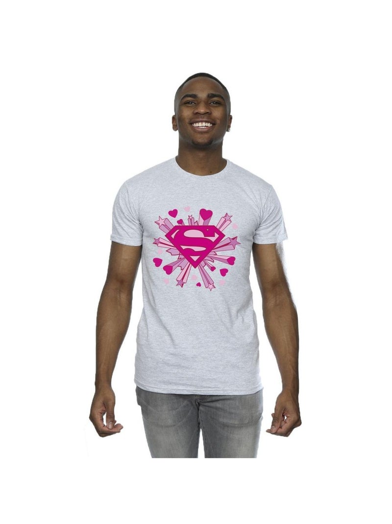 DC Comics - T-shirt Gris chiné - Kiabi
