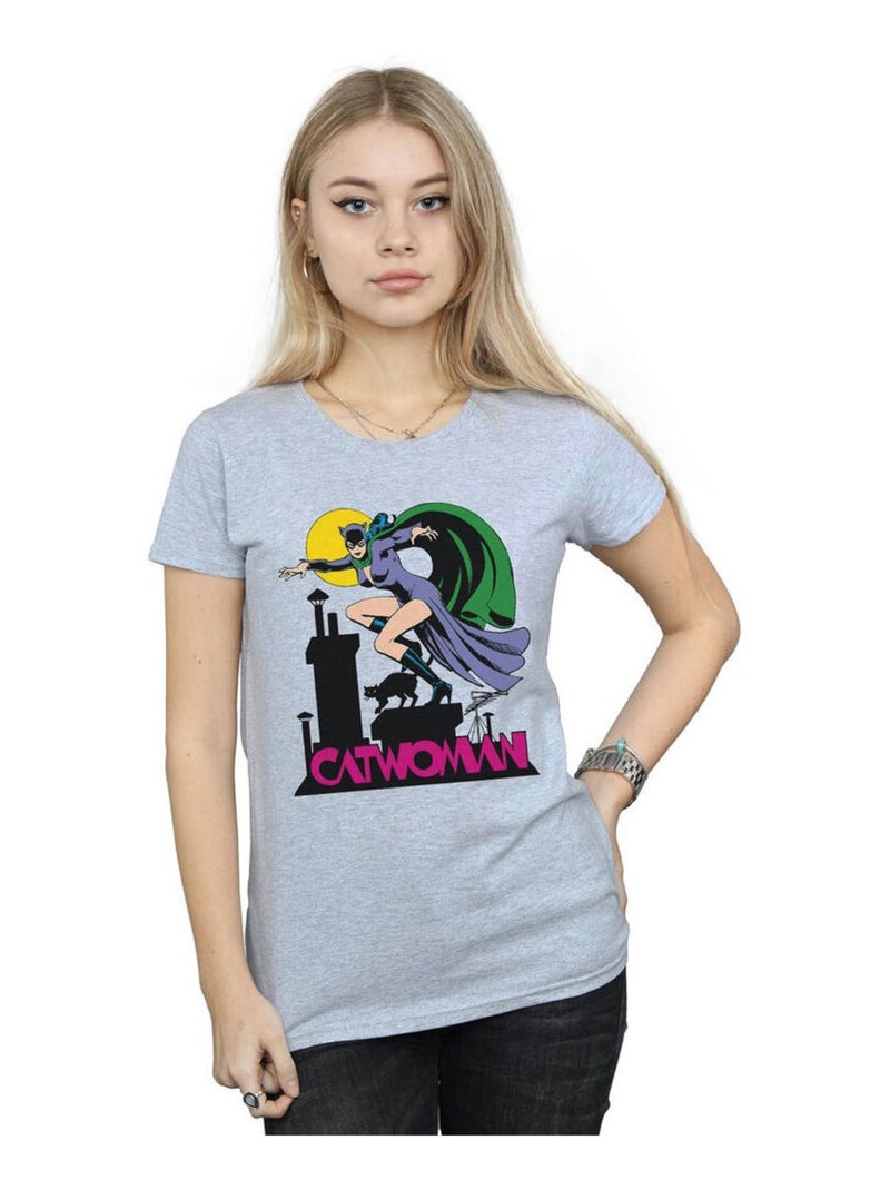 DC Comics - T-shirt Gris chiné - Kiabi