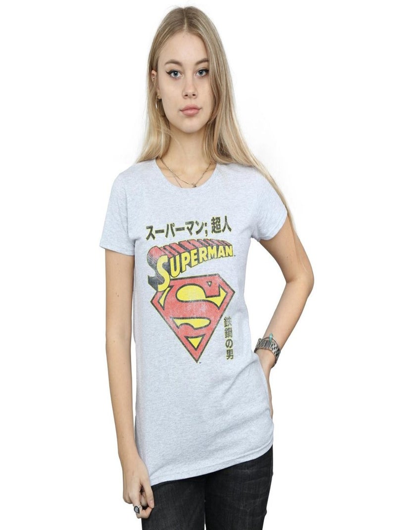 DC Comics - T-shirt Gris chiné - Kiabi