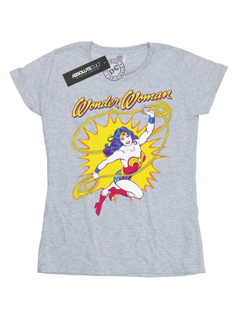 DC Comics - T-shirt Gris chiné - Kiabi