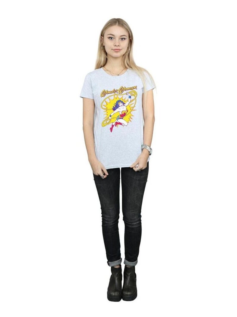 DC Comics - T-shirt Gris chiné - Kiabi