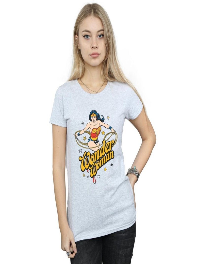 DC Comics - T-shirt Gris chiné - Kiabi