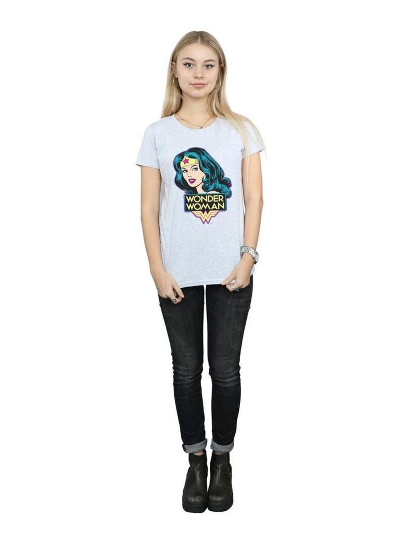 DC Comics - T-shirt Gris chiné - Kiabi