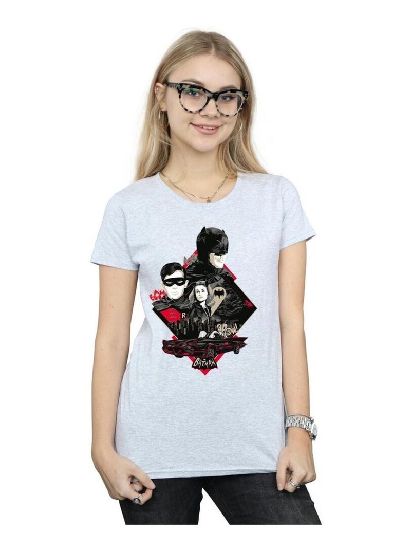 DC Comics - T-shirt Gris chiné - Kiabi
