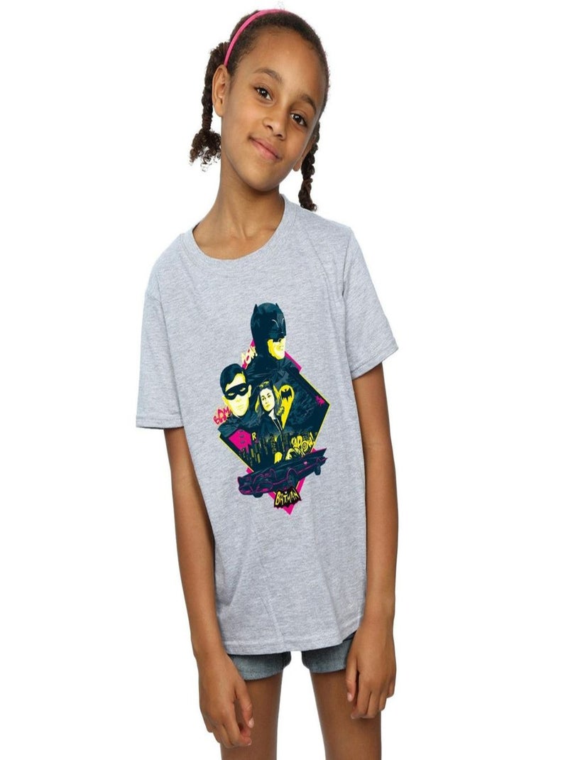 DC Comics - T-shirt Gris chiné - Kiabi
