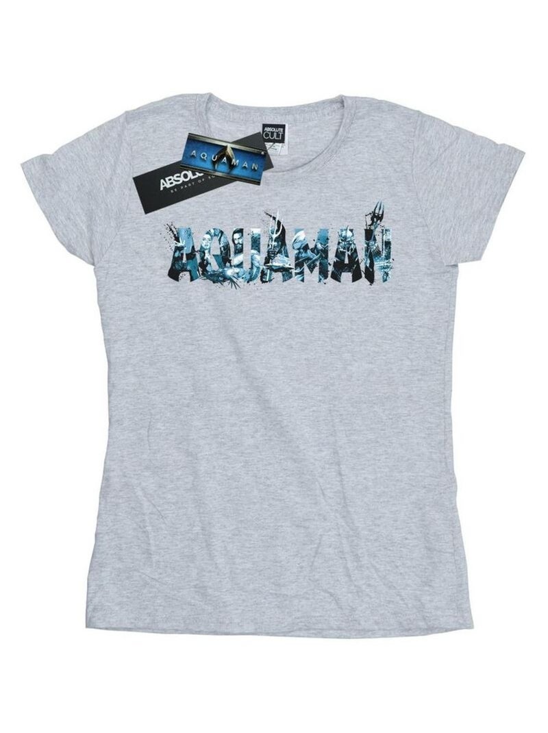 DC Comics - T-shirt Gris chiné - Kiabi