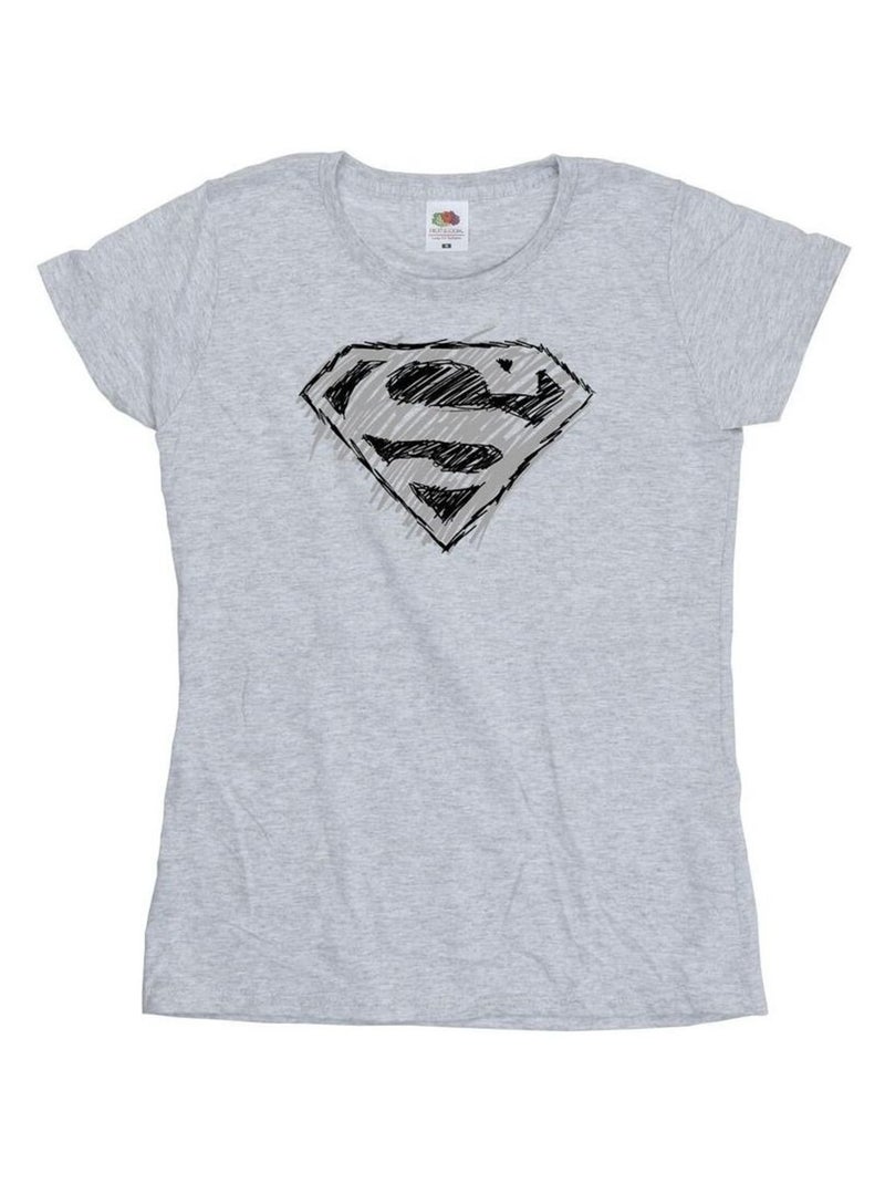 DC Comics - T-shirt Gris chiné - Kiabi