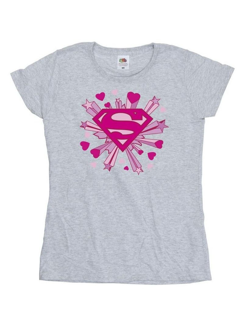DC Comics - T-shirt Gris chiné - Kiabi
