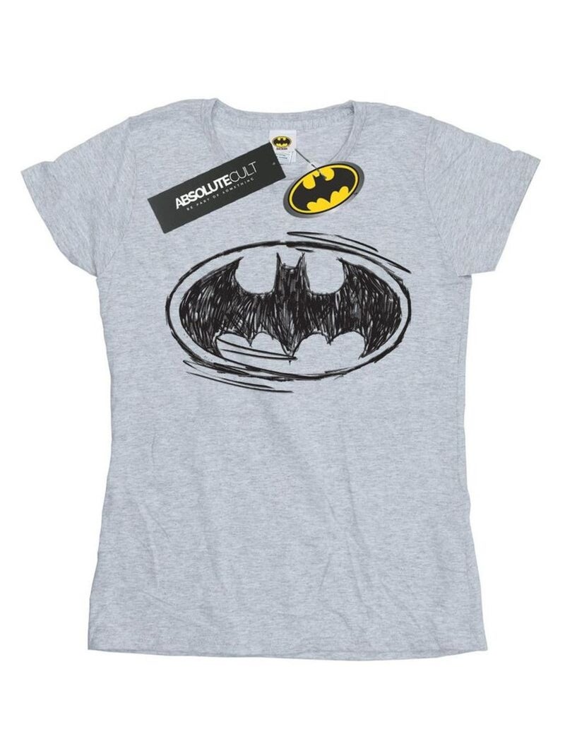 DC Comics - T-shirt Gris chiné - Kiabi