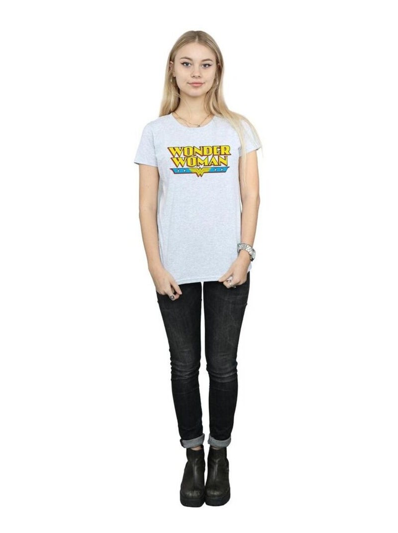 DC Comics - T-shirt Gris chiné - Kiabi