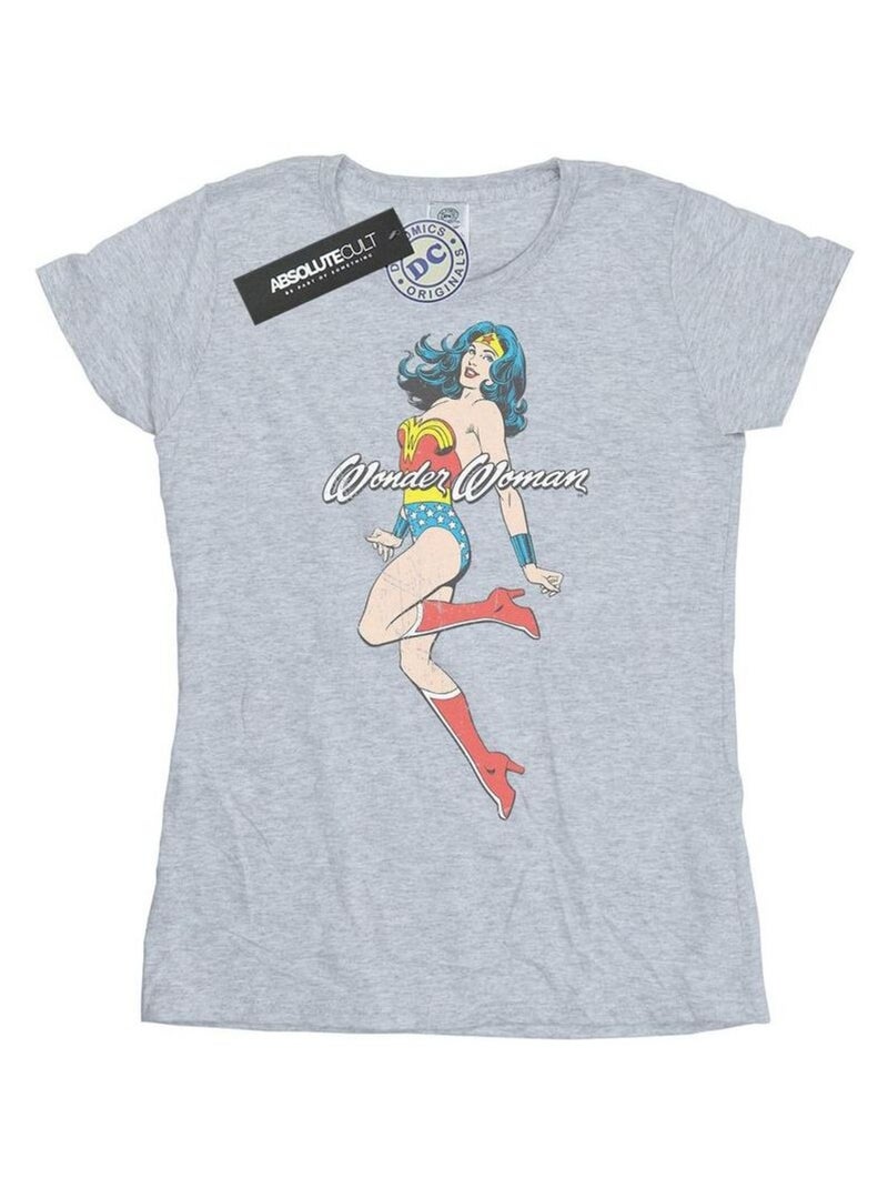 DC Comics - T-shirt Gris chiné - Kiabi