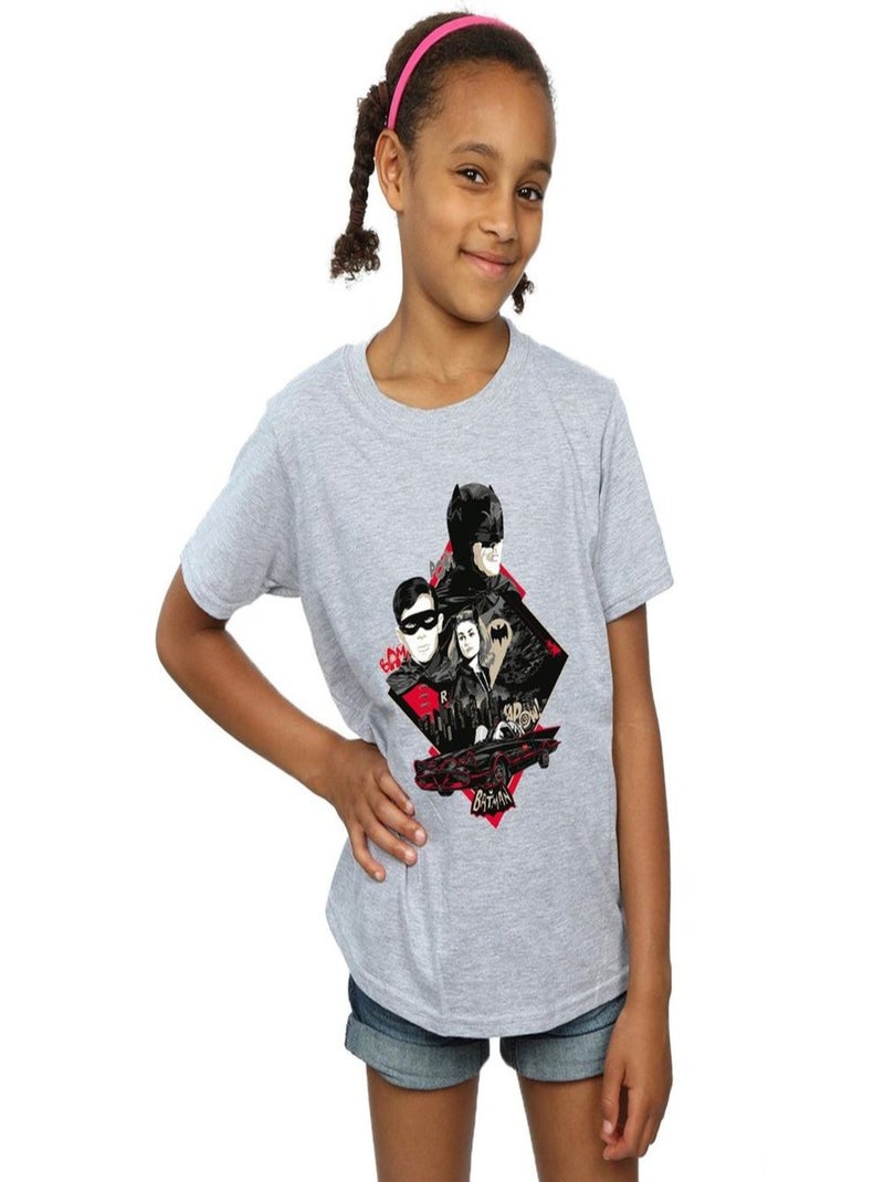 DC Comics - T-shirt Gris chiné - Kiabi