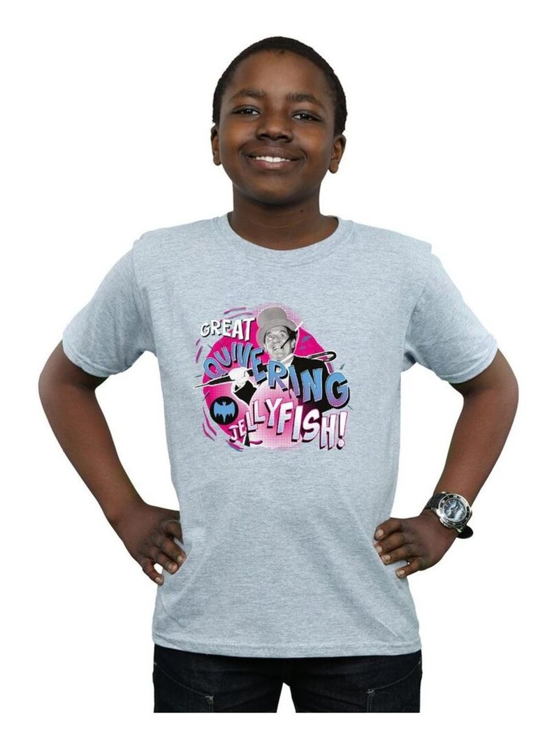 DC Comics - T-shirt Gris chiné - Kiabi