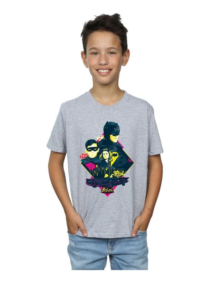 DC Comics - T-shirt Gris chiné - Kiabi