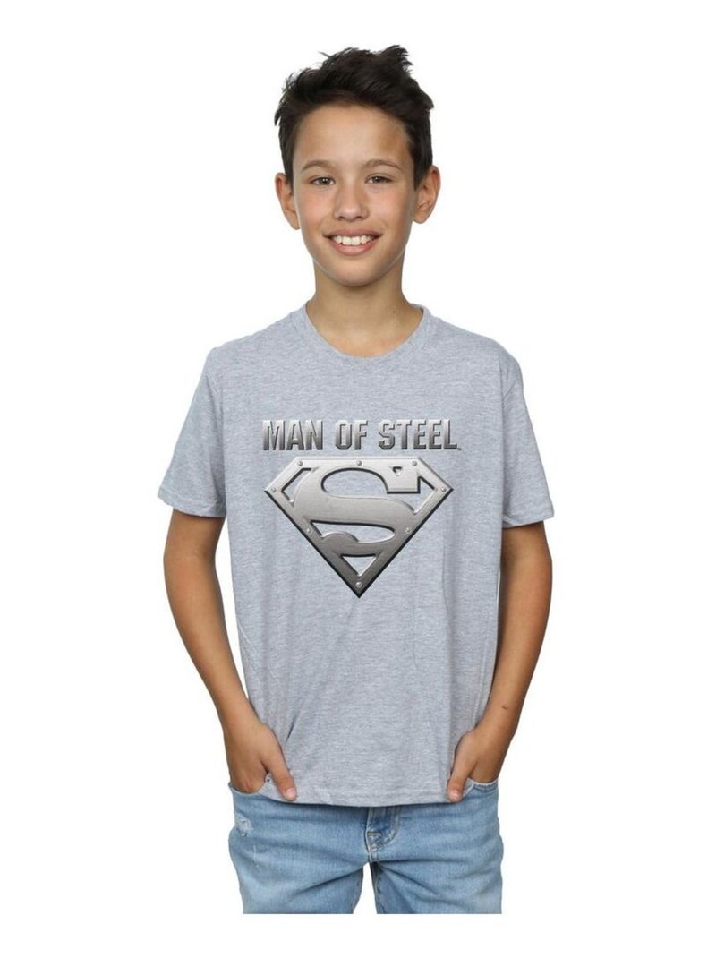 DC Comics - T-shirt Gris chiné - Kiabi