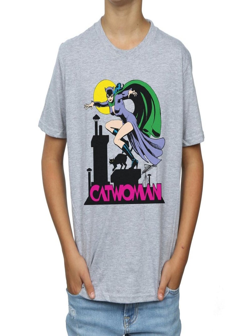 DC Comics - T-shirt Gris chiné - Kiabi