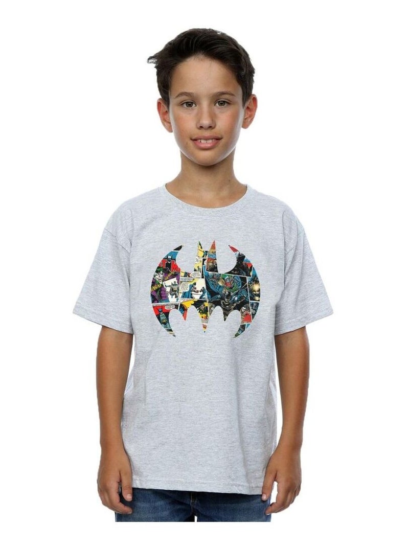 DC Comics - T-shirt Gris chiné - Kiabi
