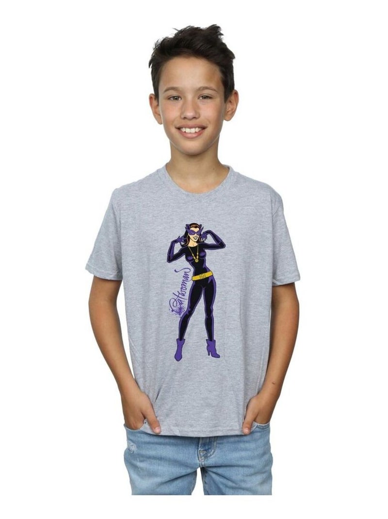 DC Comics - T-shirt Gris chiné - Kiabi