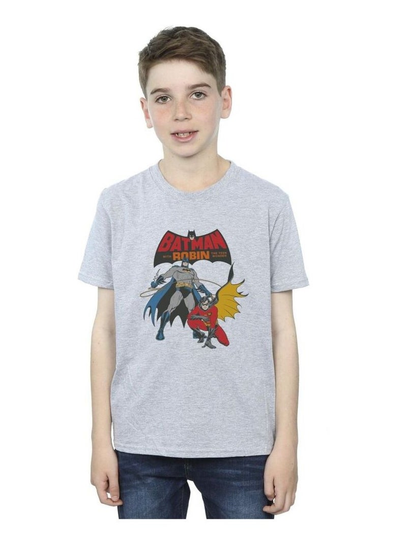 DC Comics - T-shirt Gris chiné - Kiabi