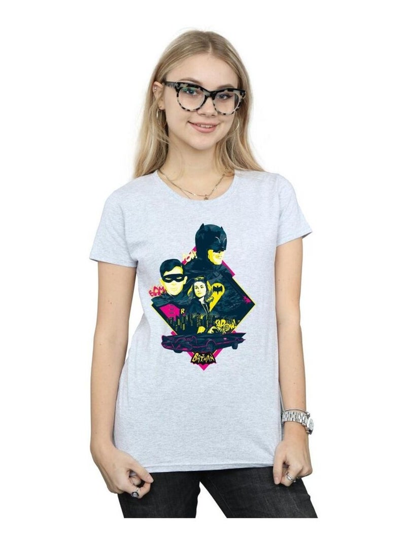 DC Comics - T-shirt Gris chiné - Kiabi