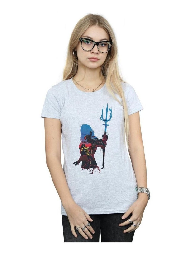 DC Comics - T-shirt Gris chiné - Kiabi