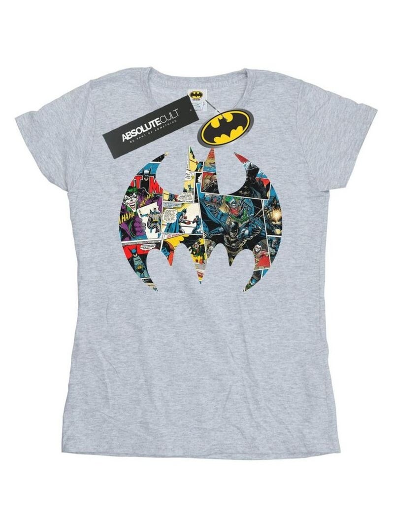 DC Comics - T-shirt Gris chiné - Kiabi