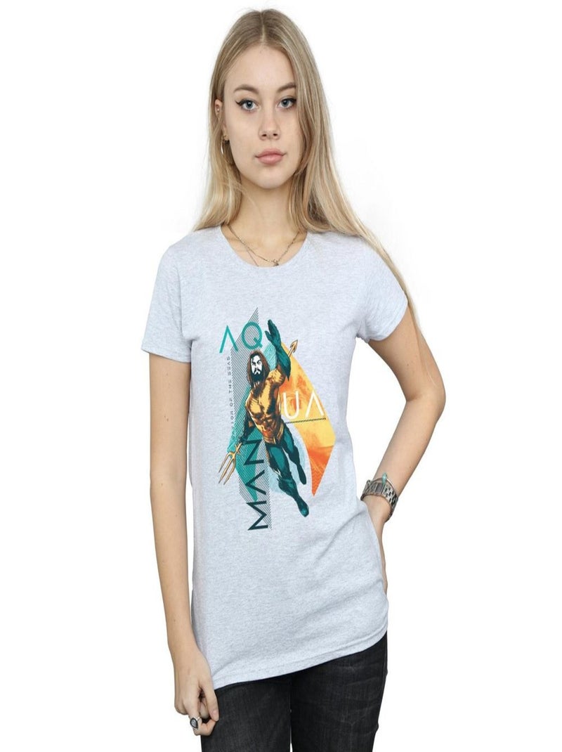 DC Comics - T-shirt Gris chiné - Kiabi