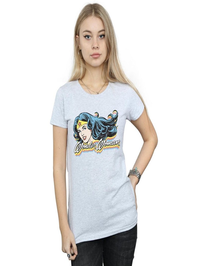 DC Comics - T-shirt Gris chiné - Kiabi