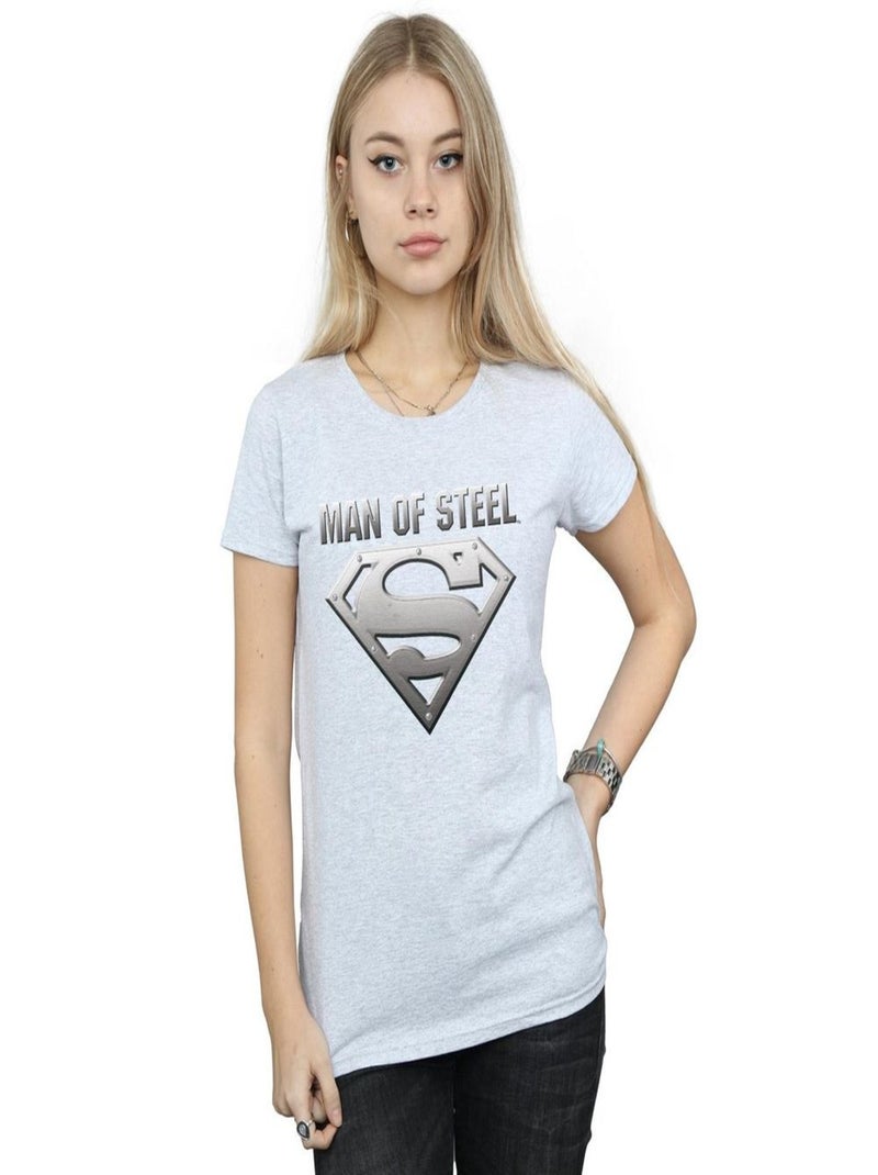 DC Comics - T-shirt Gris chiné - Kiabi
