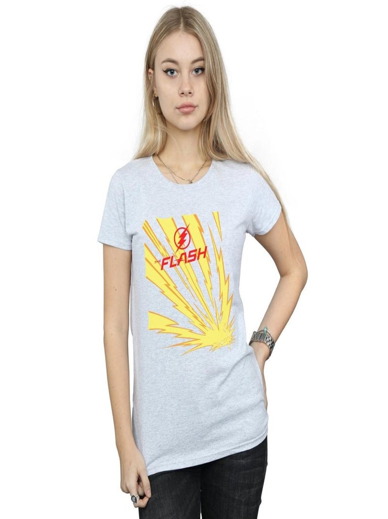 DC Comics - T-shirt Gris chiné - Kiabi