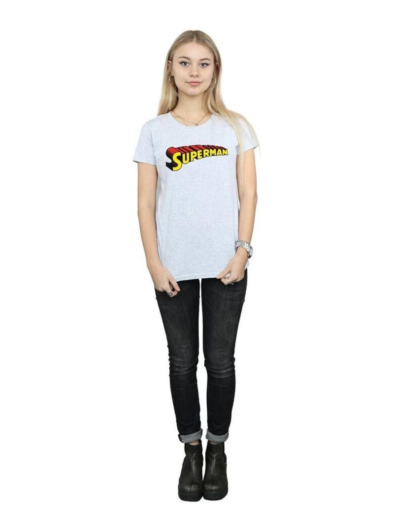 DC Comics - T-shirt Gris chiné - Kiabi