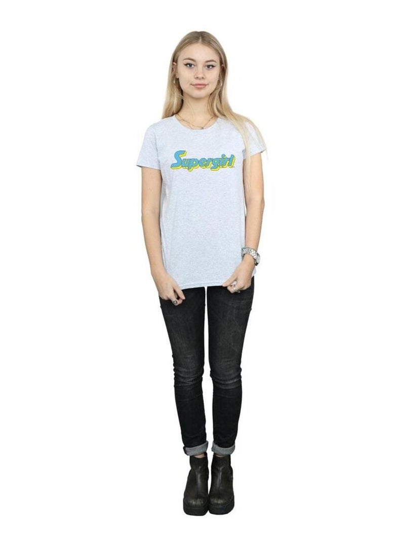 DC Comics - T-shirt Gris chiné - Kiabi