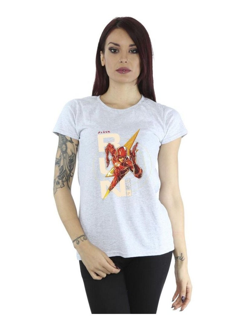 DC Comics - T-shirt Gris chiné - Kiabi
