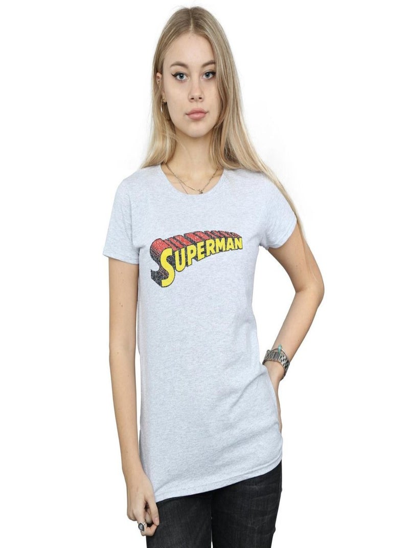 DC Comics - T-shirt Gris chiné - Kiabi