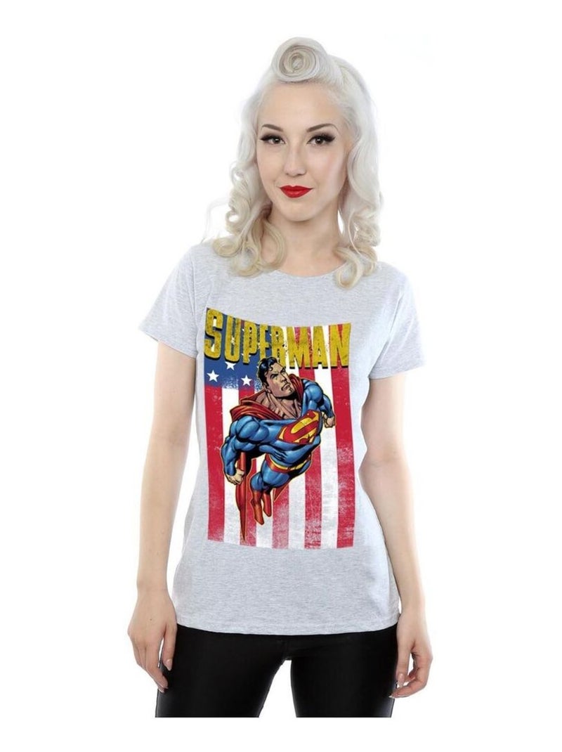 DC Comics - T-shirt Gris chiné - Kiabi