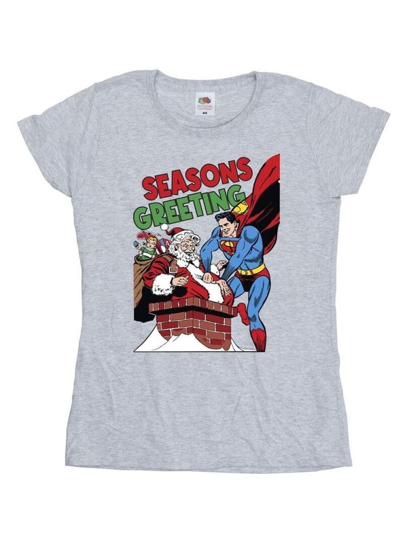 DC Comics - T-shirt Gris chiné - Kiabi
