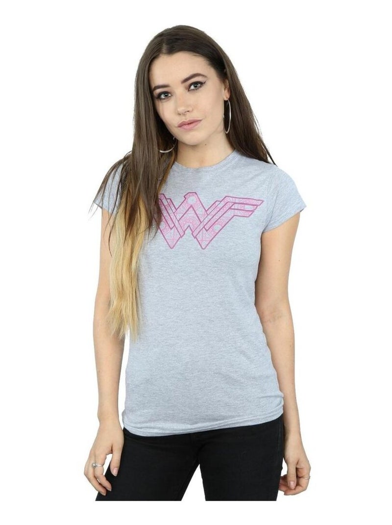 DC Comics - T-shirt Gris chiné - Kiabi
