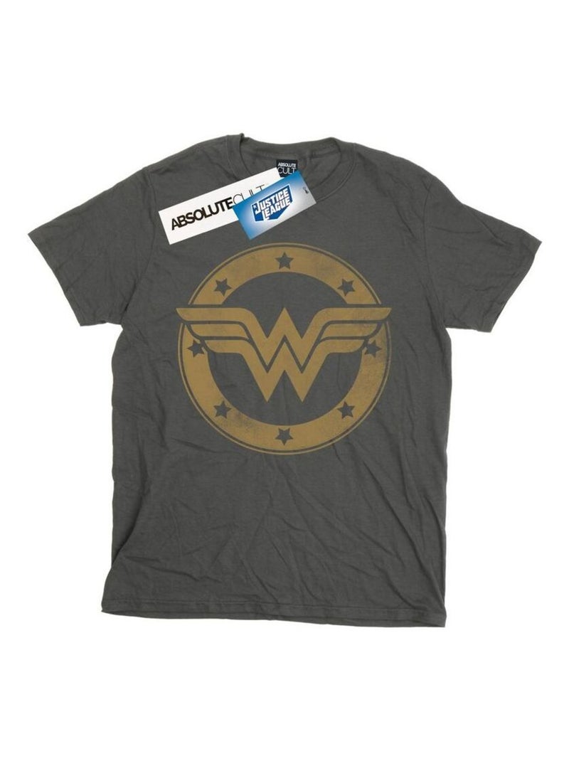 DC Comics - T-shirt Gris Noir - Kiabi
