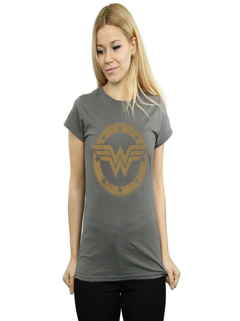 DC Comics - T-shirt Gris Noir - Kiabi