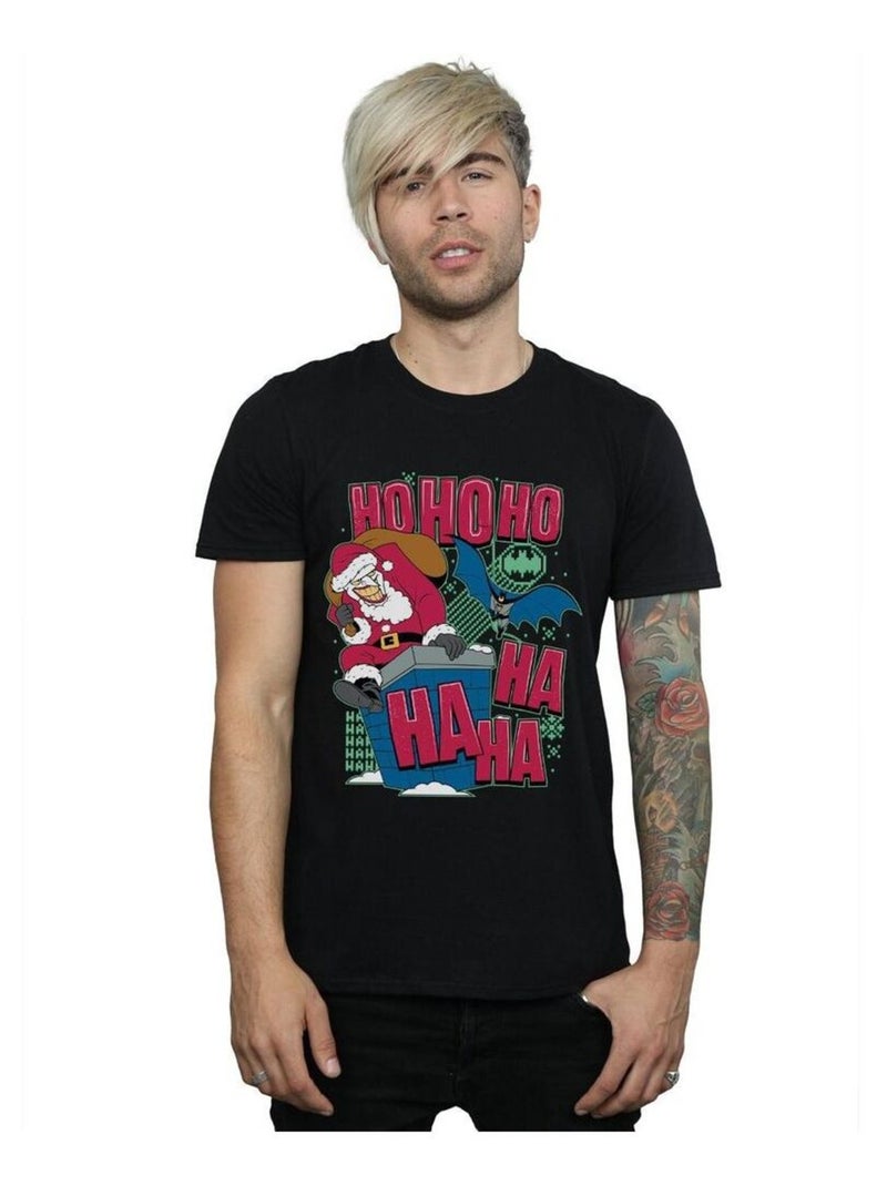 DC Comics - T-shirt HA HA HA HO HO HO Noir - Kiabi