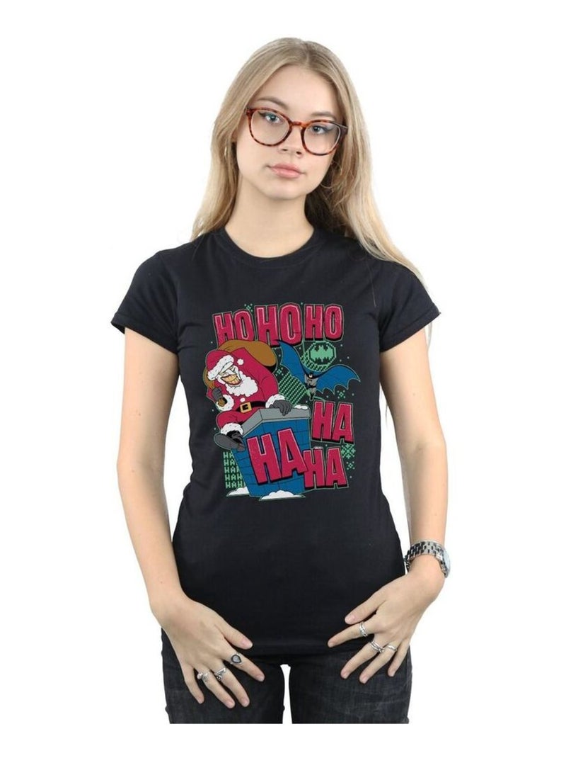 DC Comics - T-shirt HA HA HA HO HO HO Noir - Kiabi