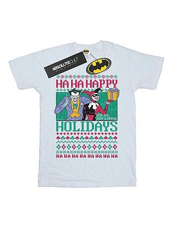 DC Comics - T-shirt HA HA HAPPY HOLIDAYS