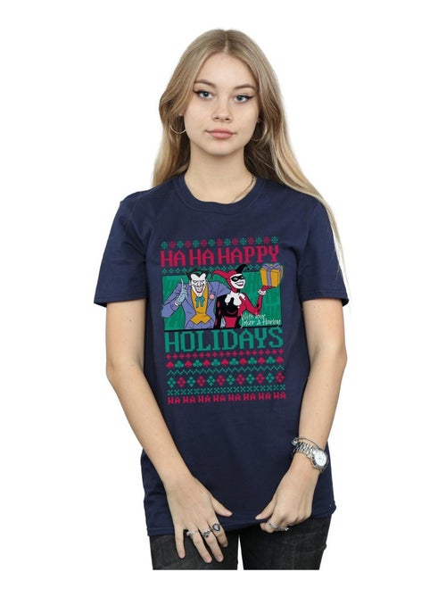 DC Comics - T-shirt HA HA HAPPY HOLIDAYS - Kiabi